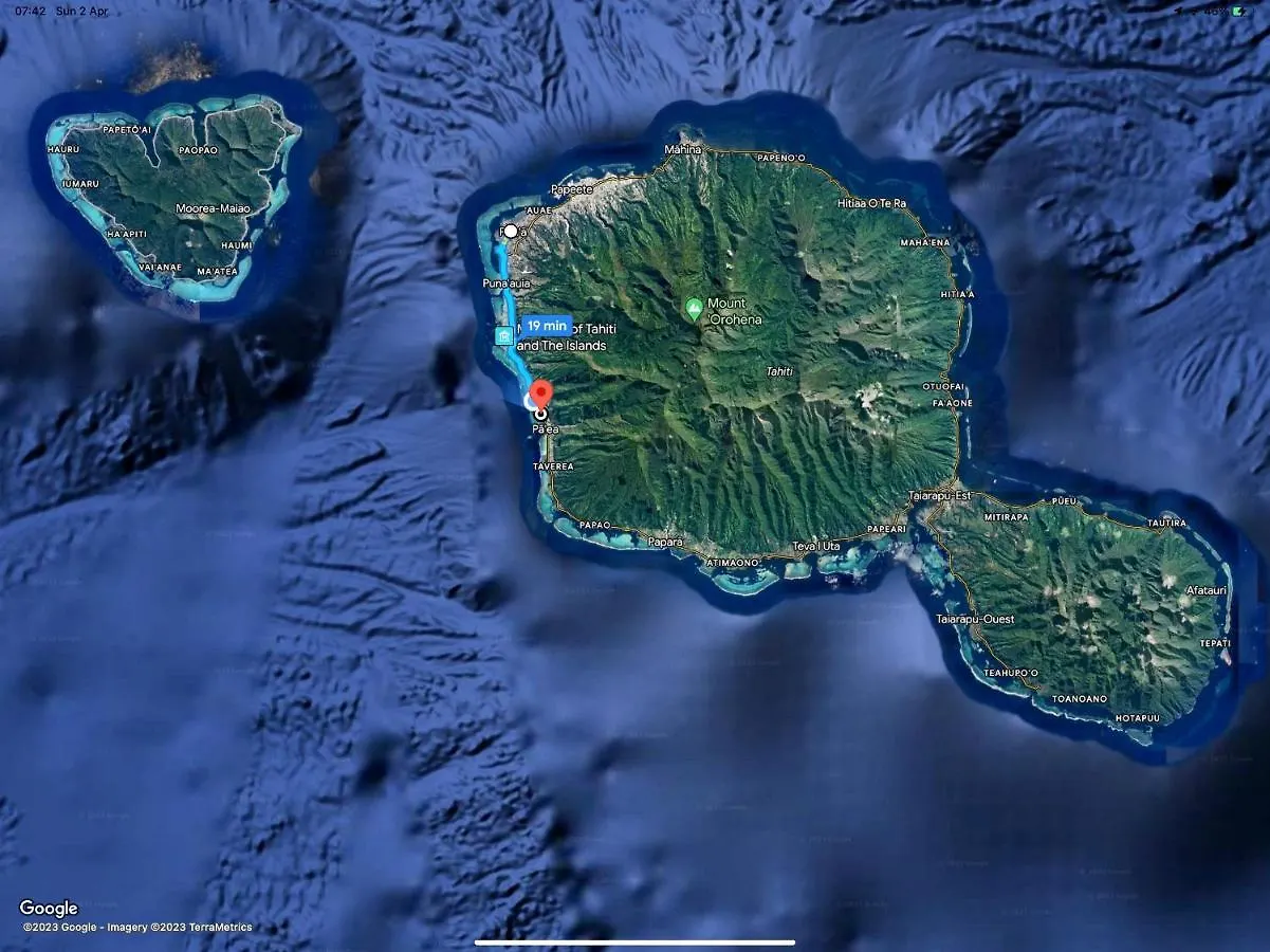 Lägenhet Superbe Bord De Mer, Acces Lagon Et Piscine Privee Paea