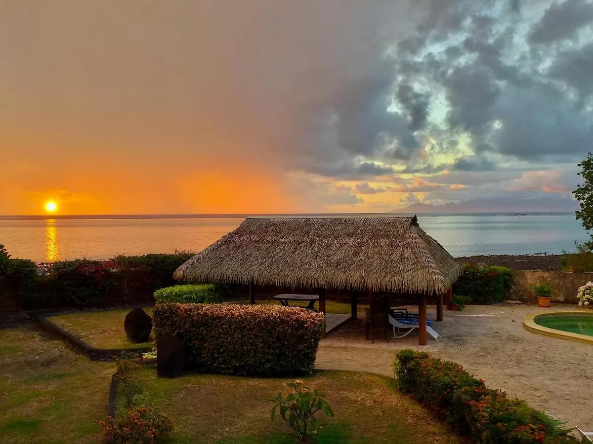 Superbe Bord De Mer, Acces Lagon Et Piscine Privee Paea Franska Polynesien