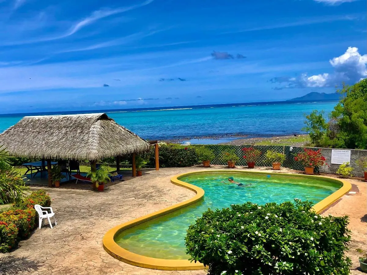 Superbe Bord De Mer, Acces Lagon Et Piscine Privee Paea Lägenhet