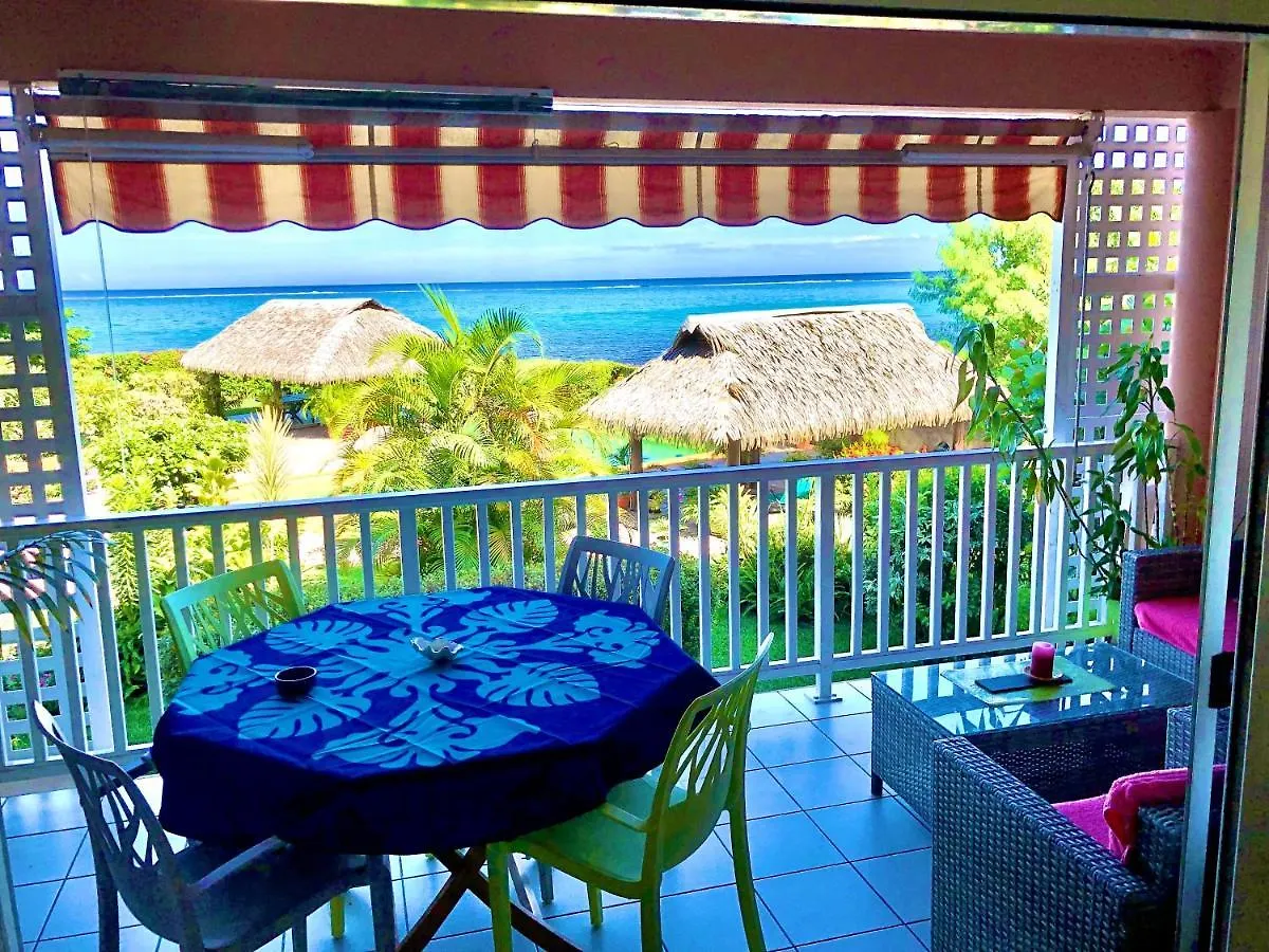 Lägenhet Superbe Bord De Mer, Acces Lagon Et Piscine Privee Paea Franska Polynesien